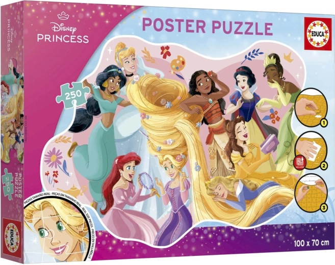 Educa plakatpuslespil Disney-prinsesser 250 brikker