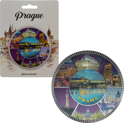 Magnet Prag – farverig lærerig souvenir til børn
