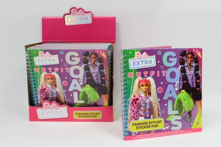 Barbie modealbum med klistermærker