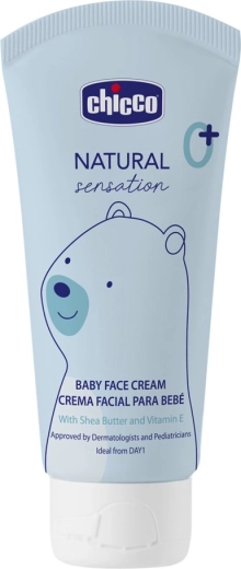 Chicco ansigtscreme til børn med sheasmør og E-vitamin Natural Sensation 50 ml