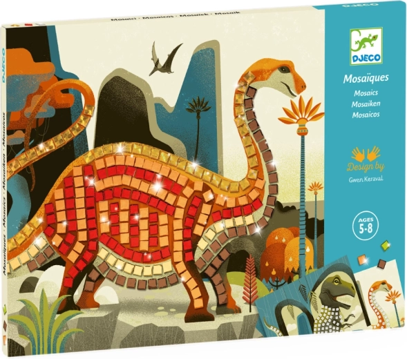 Djeco mosaikbilleder Dinosaurer