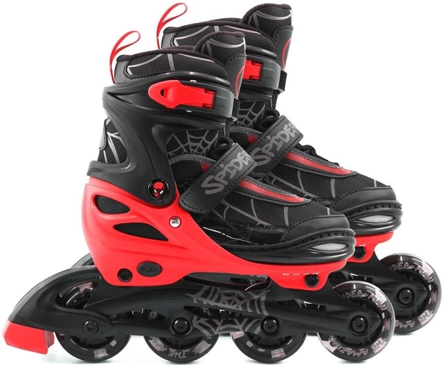 Inline rulleskøjter Spiderman 3-i-1 med LED-hjul