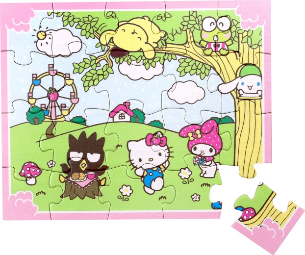 Træpuslespil Hello Kitty – 20 brikker