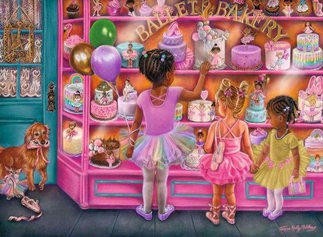 Ravensburger puslespil bageri for ballerinaer XXL – 100 brikker