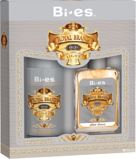Herregaveæske BI-ES Royal Brand Light – deodorant 150 ml og aftershave 100 ml