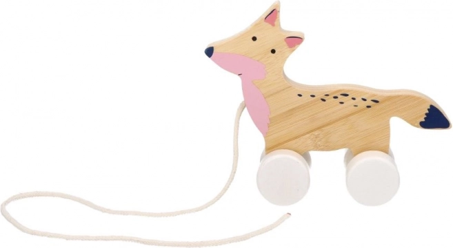 Bambus-ræv på snor