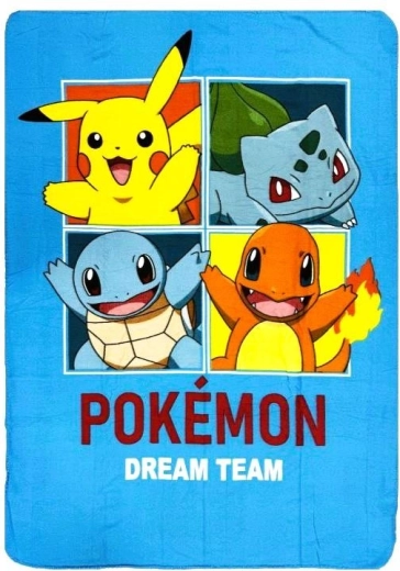 Fleecetæppe Pokémon 100 × 140 cm