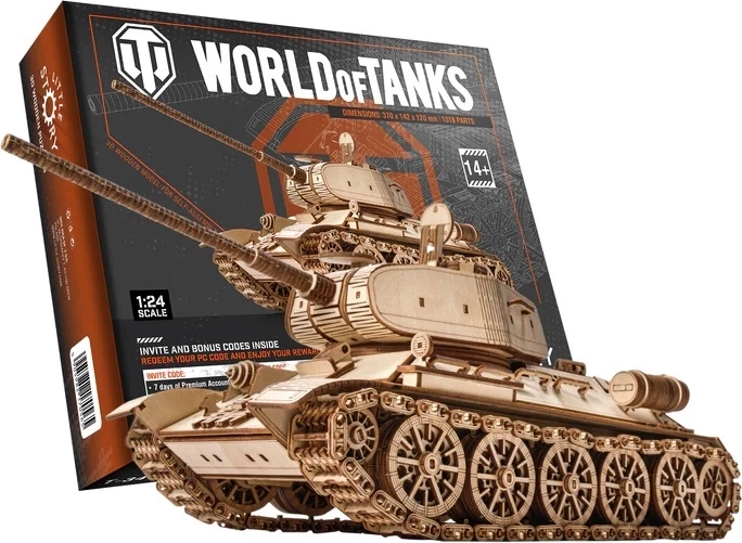 Little Story træ 3D-samlesæt World of Tanks T-34-85