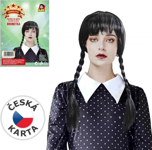 Sort paryk til børn og voksne