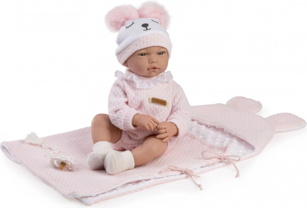 Guca Andrea realistisk babydukke med lyde 38 cm