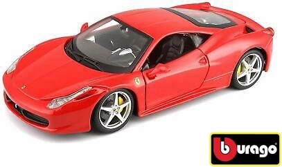Ferrari 458 Italia rød model fra Bburago