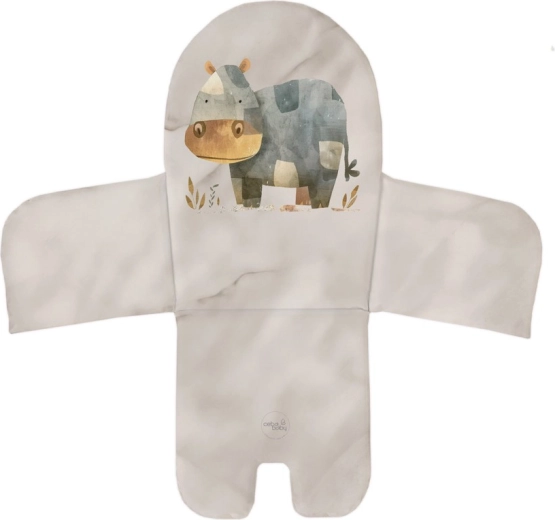 Ceba Baby-indlæg til højstol Basic Cosy Hippo