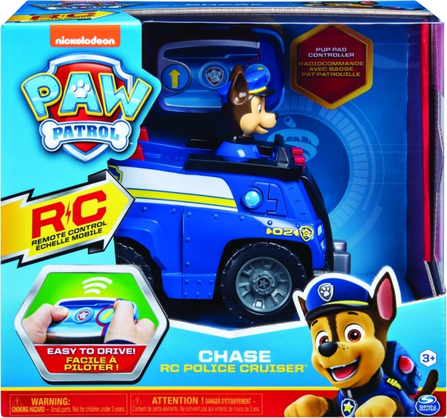 Fjernstyret bil med Chase fra Paw Patrol