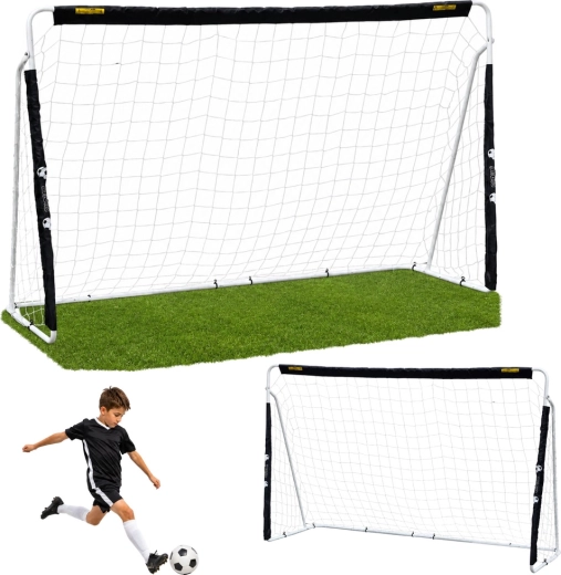 Stor sammenklappelig fodboldmål 240 × 150 cm