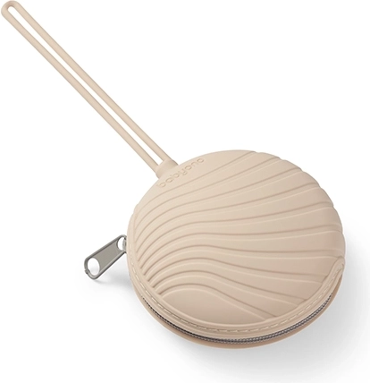 BabyOno silikoneetui til sut med lynlås, beige