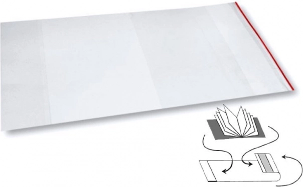 Oxybag universelt selvklæbende omslag til bøger og hæfter 262 × 500 mm