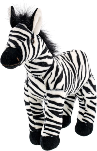 Plyszebra 28 cm til babyer