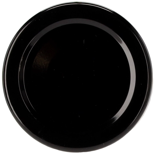 Sæt med sorte skruelåg 48 mm (10 stk.)