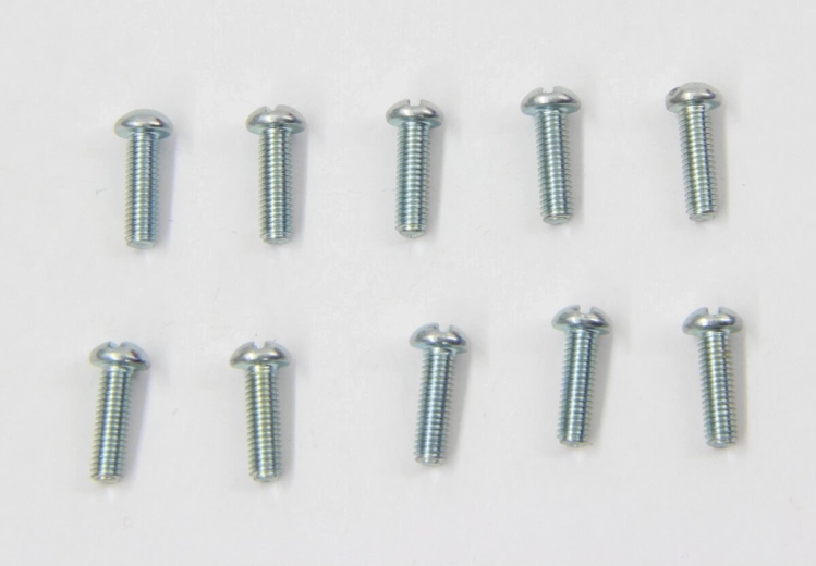 Skruer med cylindrisk hoved M3 × 10 mm, 10 stk.