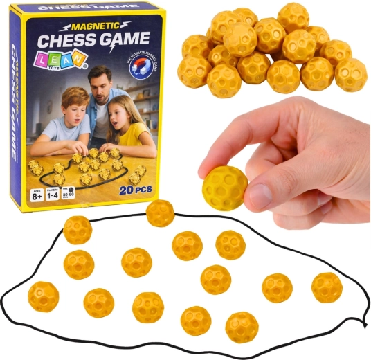 Magnetisk logikspil til familier, 20 magnetiske brikker