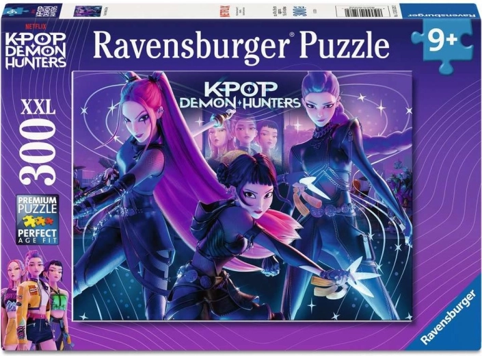 Ravensburger puslespil K-pop: dæmonjægere – Rumi, Mira og Zoey (300 brikker)