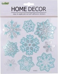 Juledekoration til væg og vindue