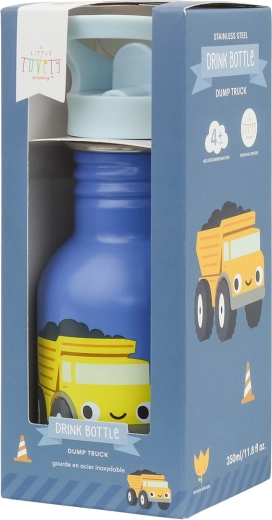 A Little Lovely Company drikkeflaske i rustfrit stål 350 ml – vaskebjørn