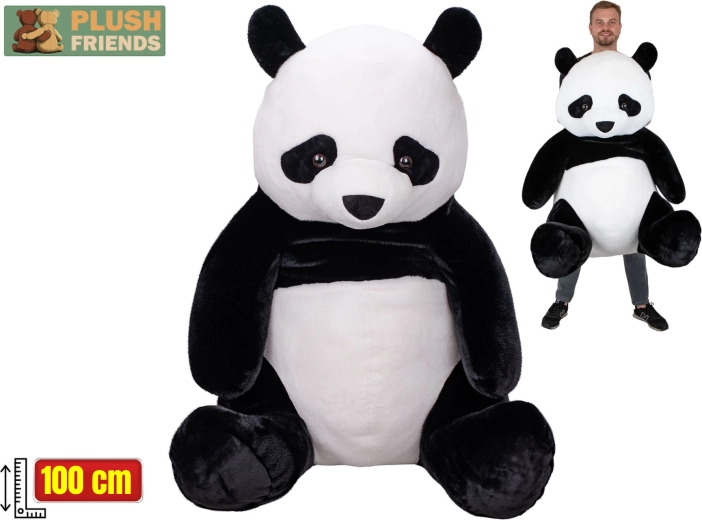 Plysjpanda 130 cm Plush Friends