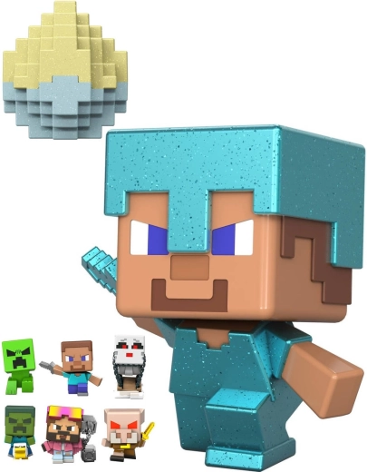 Minecraft mini figur i æg med overraskelse - 1 stk.