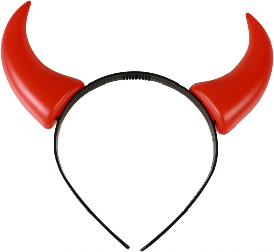 Hårbøjle med djævlehorn til børn