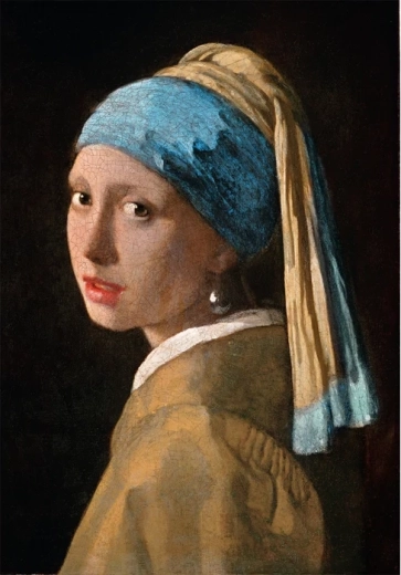 Clementoni puslespil Museum Collection – Pigen med perlen, 1000 brikker