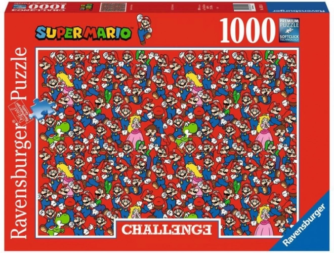 Puslespil Ravensburger Super Mario Bros udfordring 1000 brikker