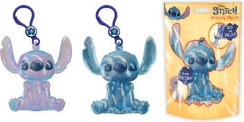 Disney Stitch squishy-nøglering med klips – 1 stk.