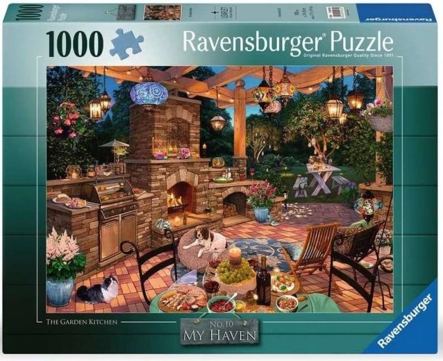 Ravensburger puslespil My Haven: havekøkken 1000 brikker