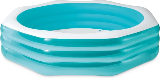 Familie-ottekantet oppustelig pool