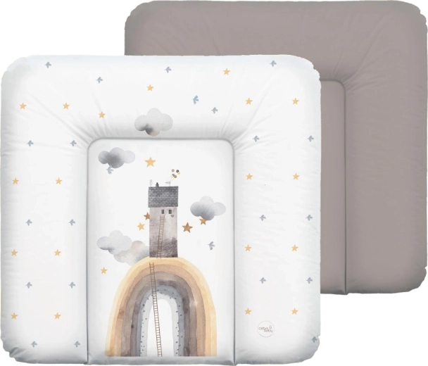 Ceba baby blød puslepude Basic Rainbow Home 75 × 72 cm