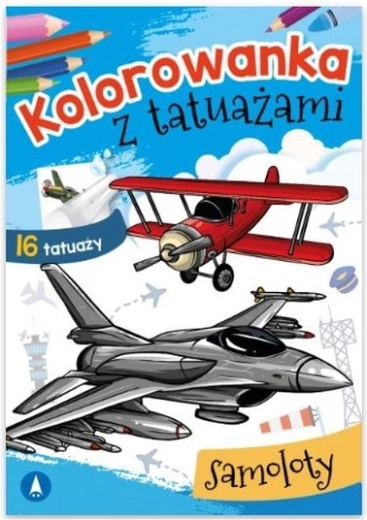 Malebog med tatoveringer – fly