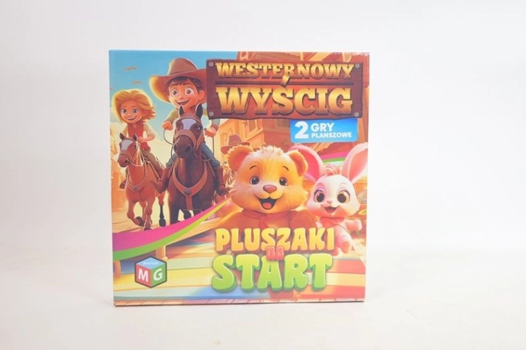 2 spil: Westernløbet / Plysdyr på start