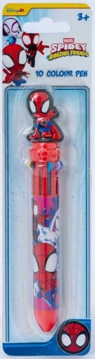 Kuglepen Spidey med 10 farver