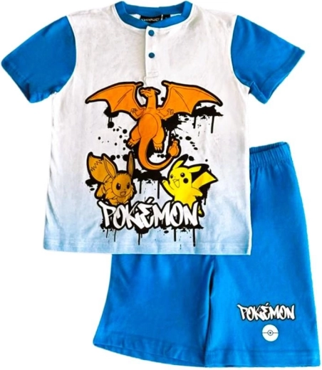 Pokémon-børnesæt med T-shirt og shorts