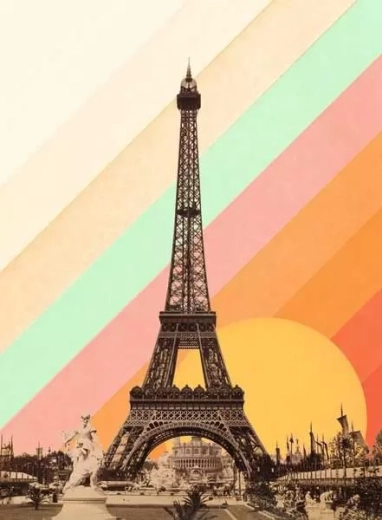 Ravensburger puslespil Regnbue over Paris 500 brikker