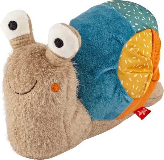 Sigikid første plyssnegl patchwork 29 cm