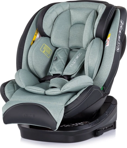 Chipolino autostol Hypnotic i-Size 40–150 cm med Isofix og 360° rotation – basil