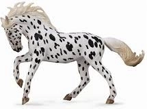 COLLECTA Knabstrupper hoppe - sort leopard