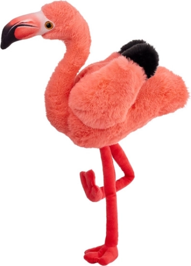 Plysbamset flamingo 28 cm