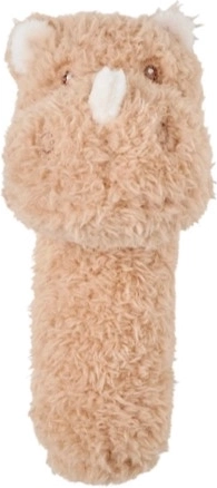 Nattou plysrasle Teddy næsehorn 14 cm