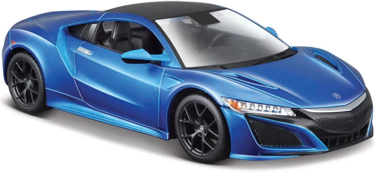 Maisto Acura NSX 2018 metalmodel 1:24 i blå metallic