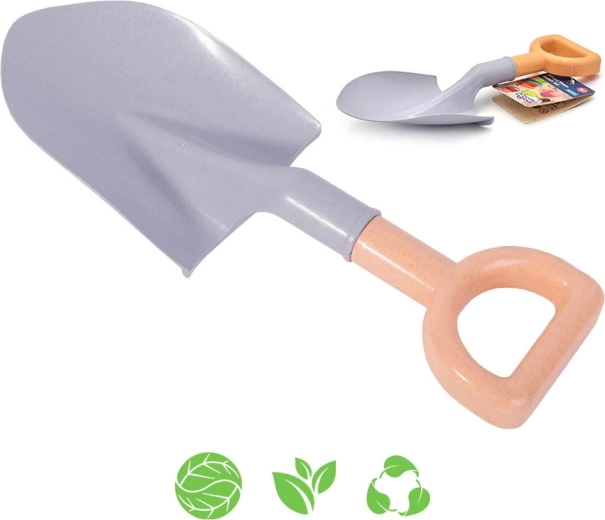 børneskovl til sand 33 cm WOOPIE GREEN af organisk bionedbrydeligt materiale