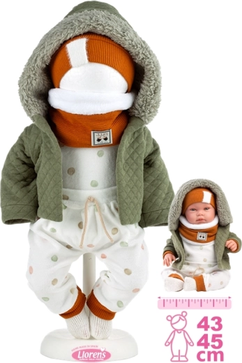 Tøj til dukke New Born 43–45 cm – 6-delt sæt