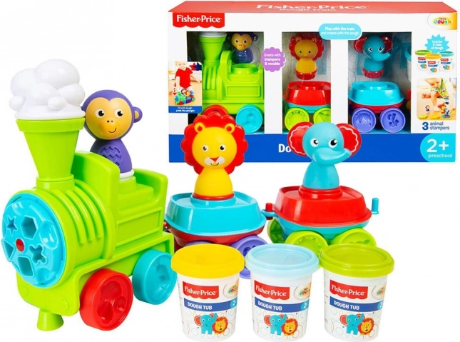 Fisher-Price tog med modellervoks, 3 farver